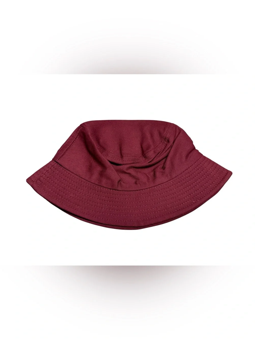 NWOT - Burgundy Cotton Bucket Hat One Size